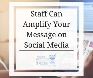 Staff can amplify your message
