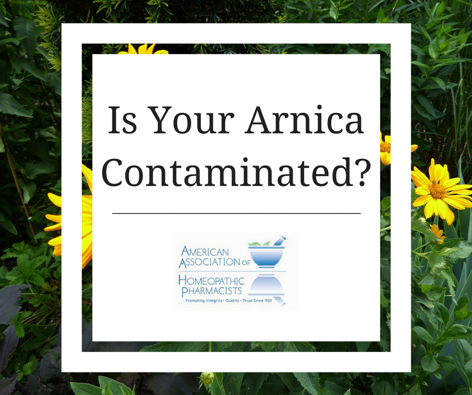 Is your arnica contaiminated