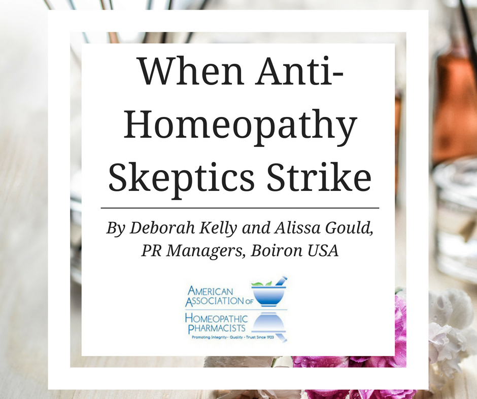 When Anti-Homeopathy Skeptics Strike