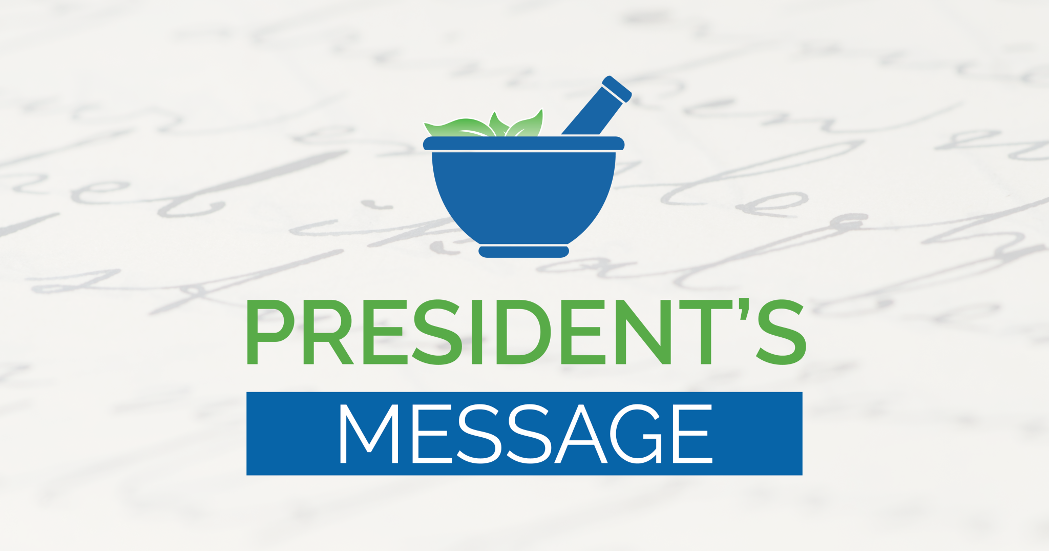 Presidents message image