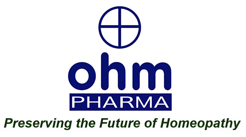 OHM Pharma Logo+Message 2